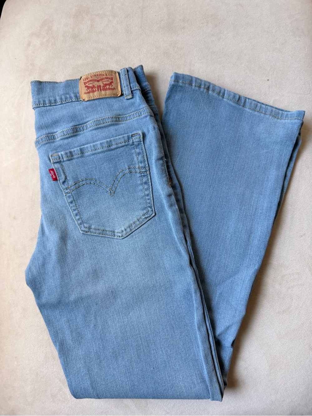 Levi's Women's Light Blue Flare Jeans
